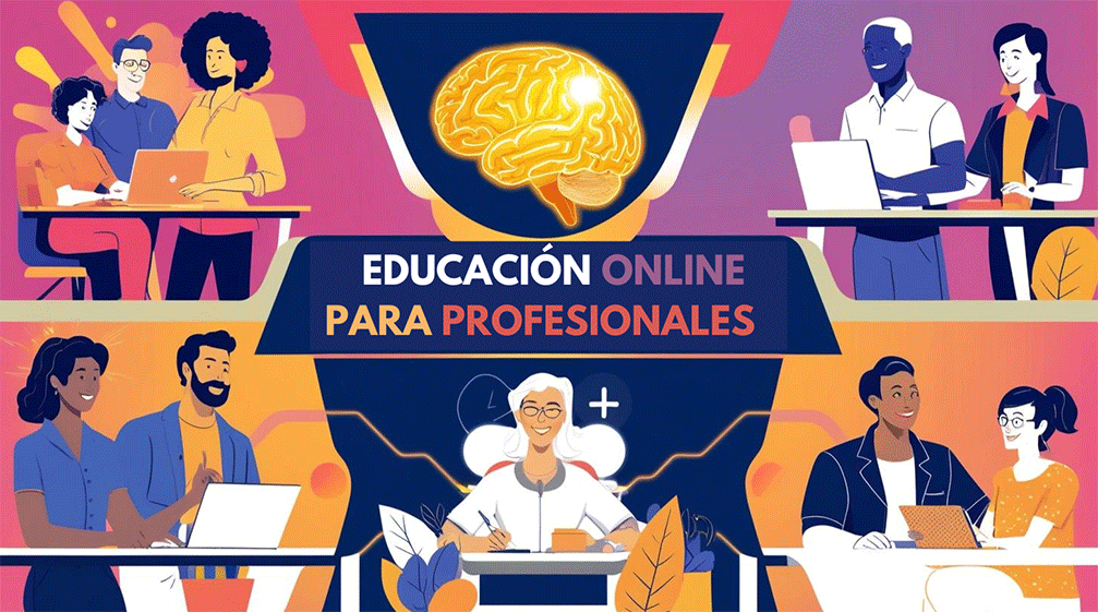 Profesional destacando en mercado competitivo usando la formación como diferenciador clave